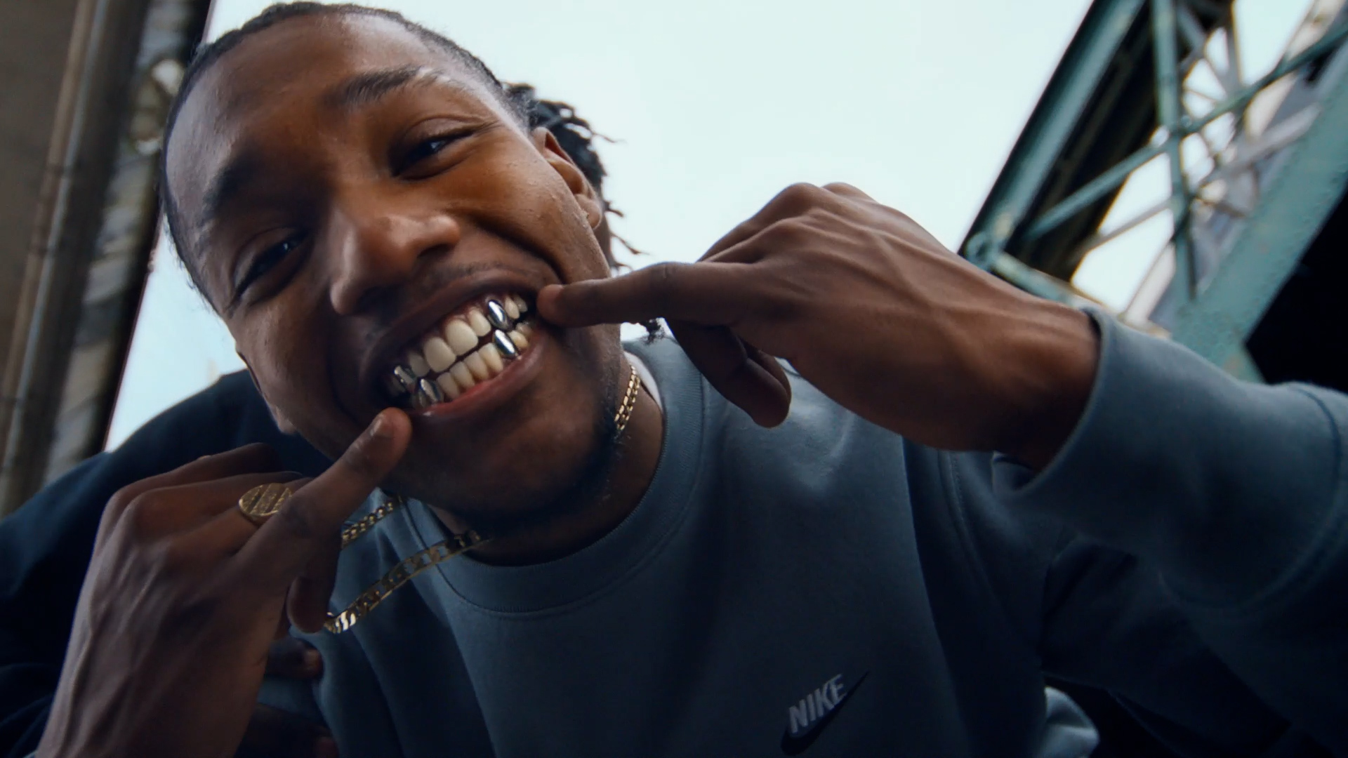 Nike JD Image Man Showing Teeth